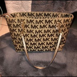 Gold & Brown Michael kors bag